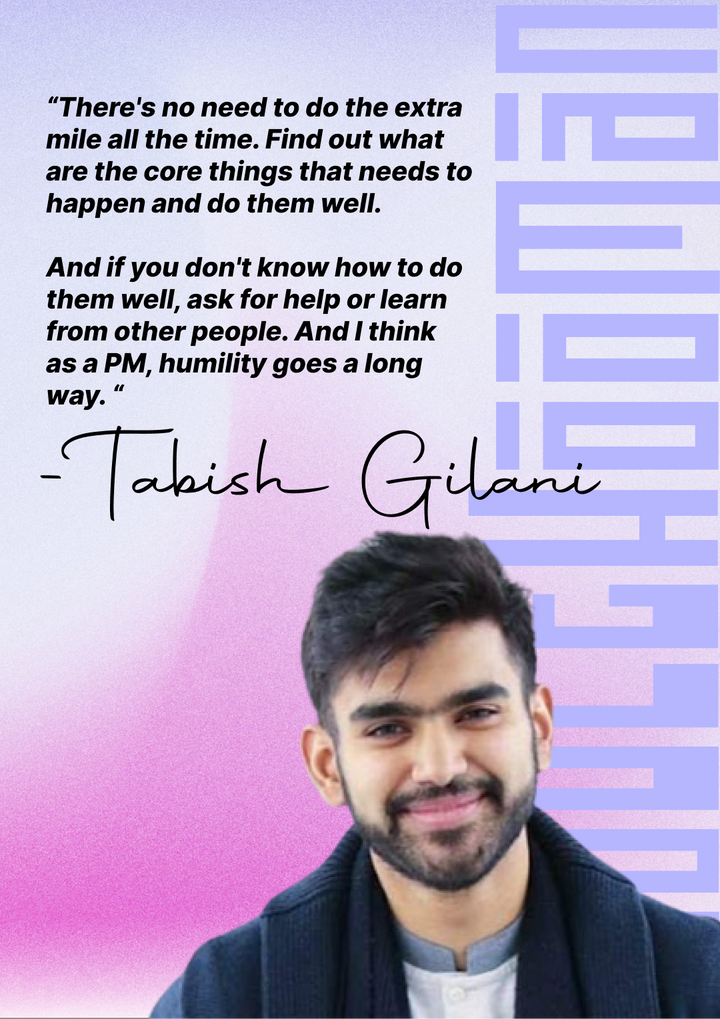Tabish Gilani- Senior Product Manager @replit,
ex- @youtube, @google